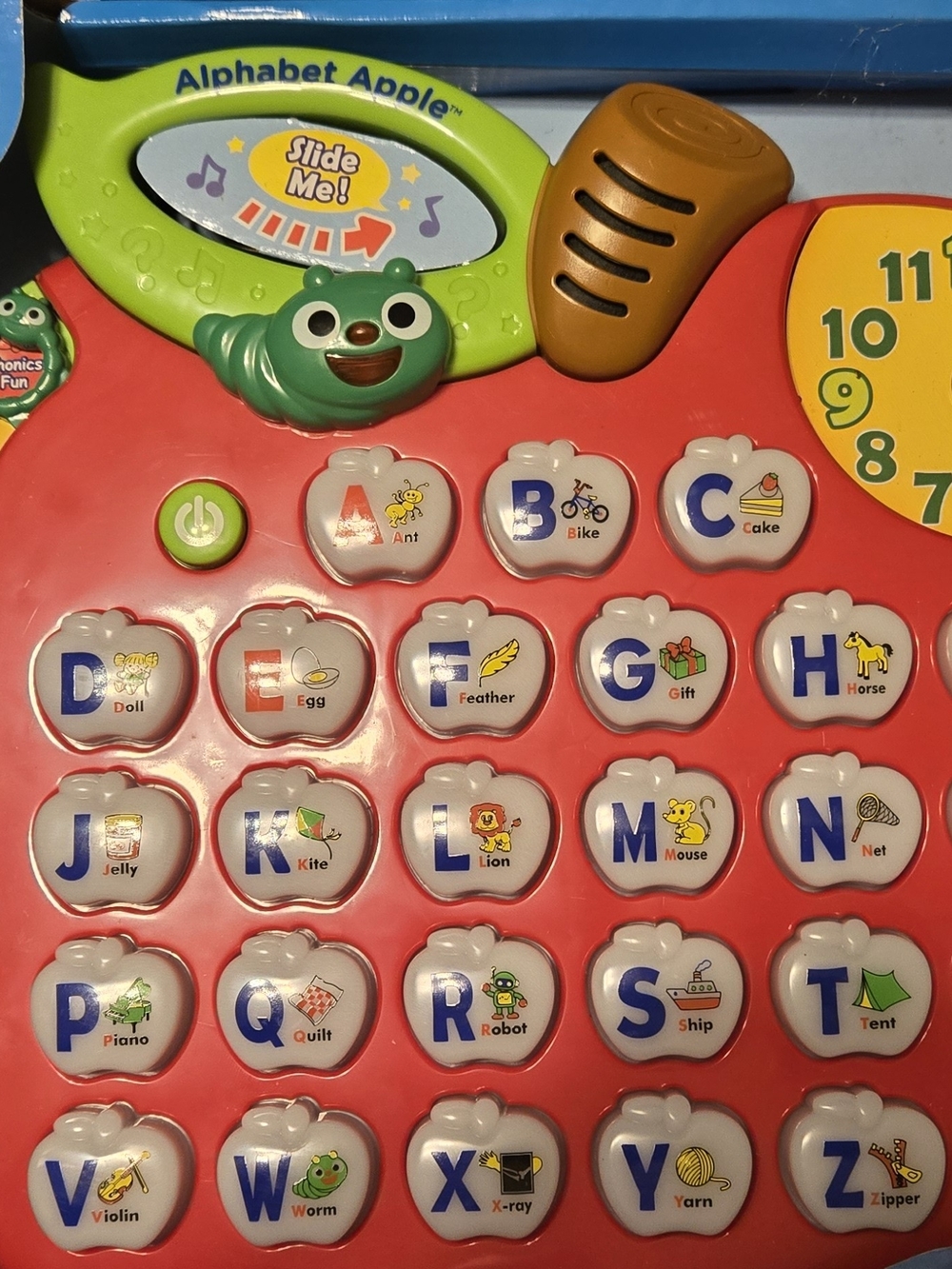 Alphabet Apple Learning Toy - Red Interactive Kids Toy